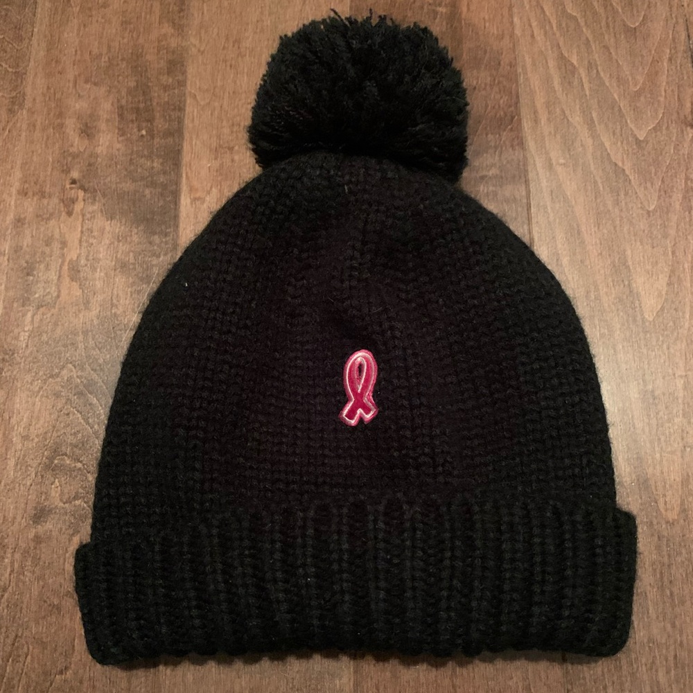 Kootenay Knit Collections pom hat pink ribb collection